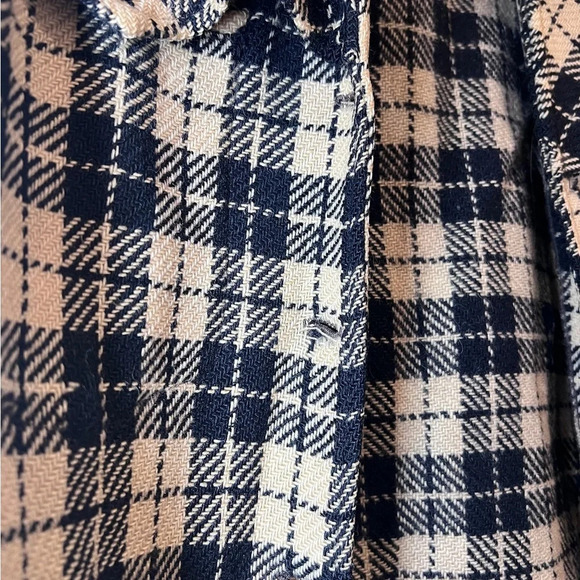 White Stag Checkered Plaid Shirt Jacket - Picture 9 of 12